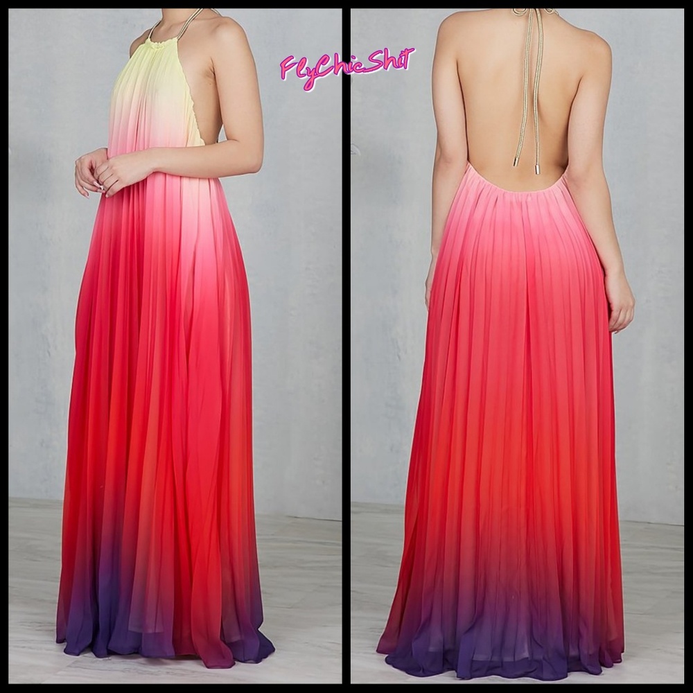 Shaunie Ombre Maxi Dress - Picture 3 of 4